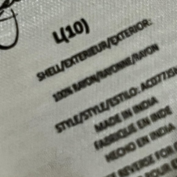 Jessica Simpson NWT Girl's Rust Floral Elastic Waist Blouse (nwt / L (10) - Picture 13 of 16